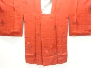 未使用品　万寿菊模様道行コート